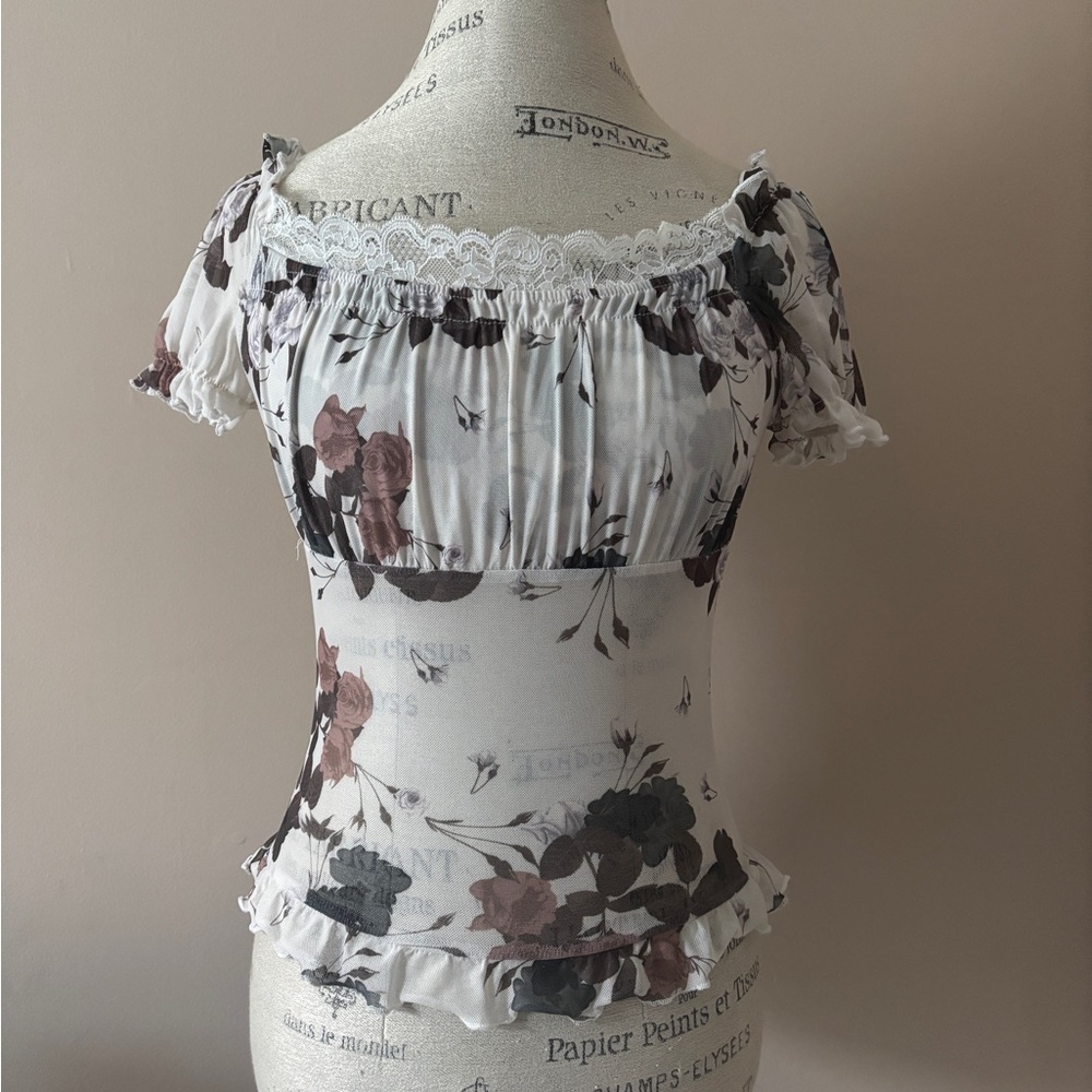 Floral Off-Shoulder Top